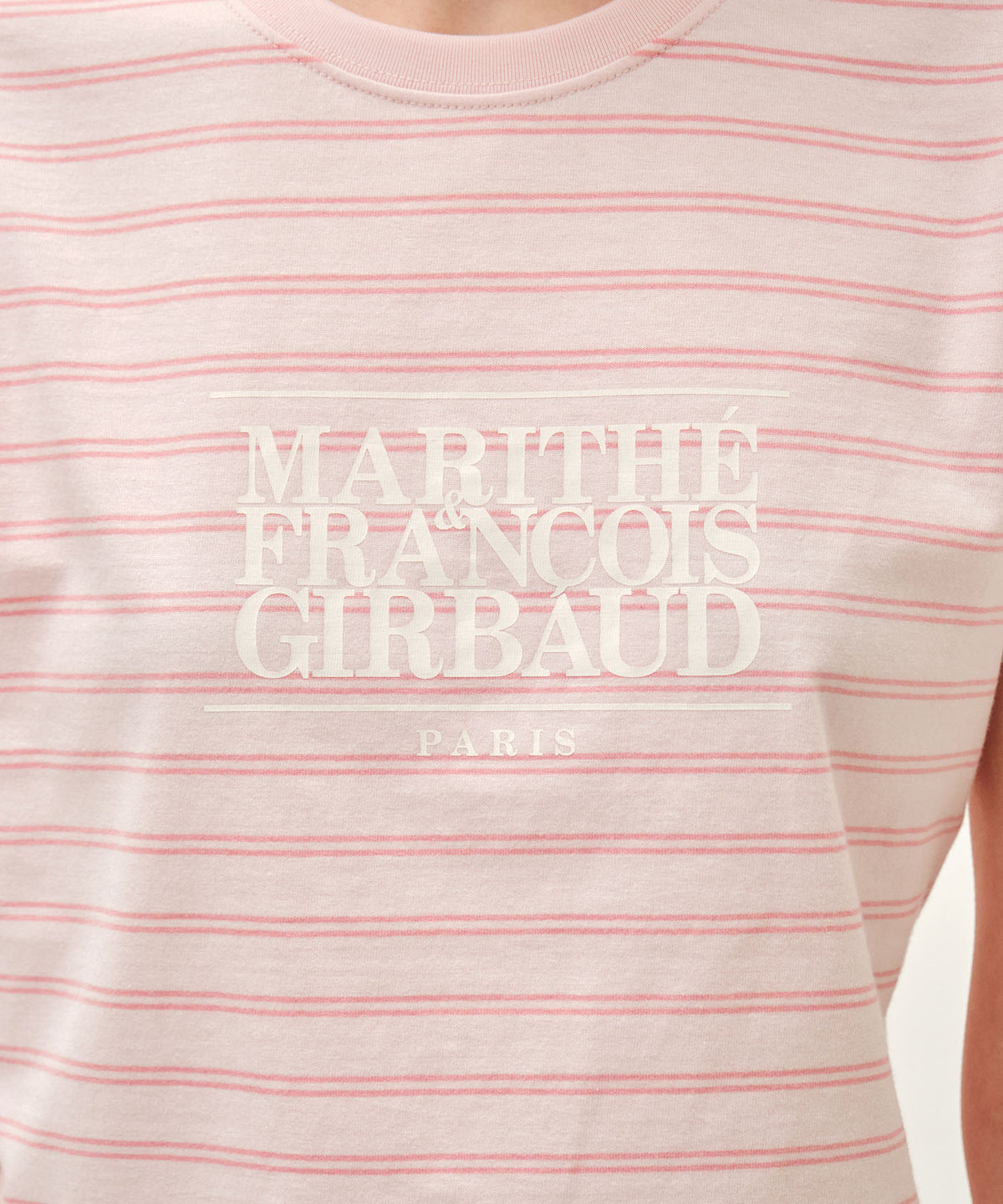 Marithe & Francois Girbaud - Classic Logo Crop Tee (Pink) product image 4 | TRAB K-Fashion Australia