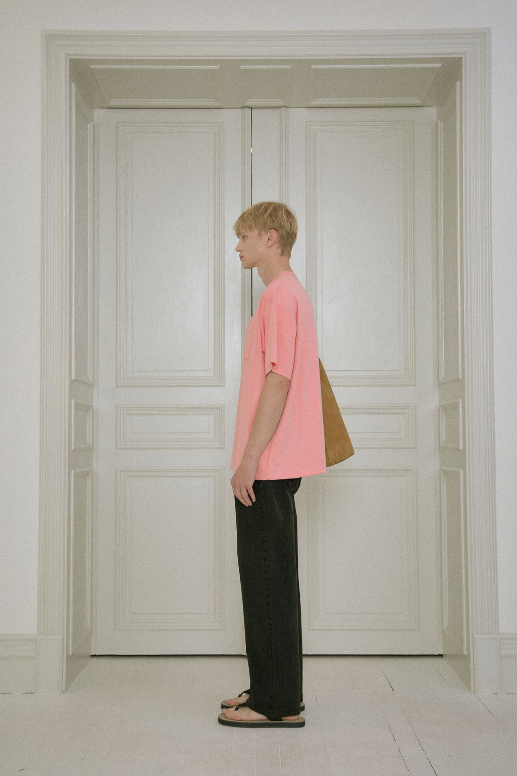 STU - Pocket T-Shirt (Pink) product image 3 | TRAB K-Fashion Australia