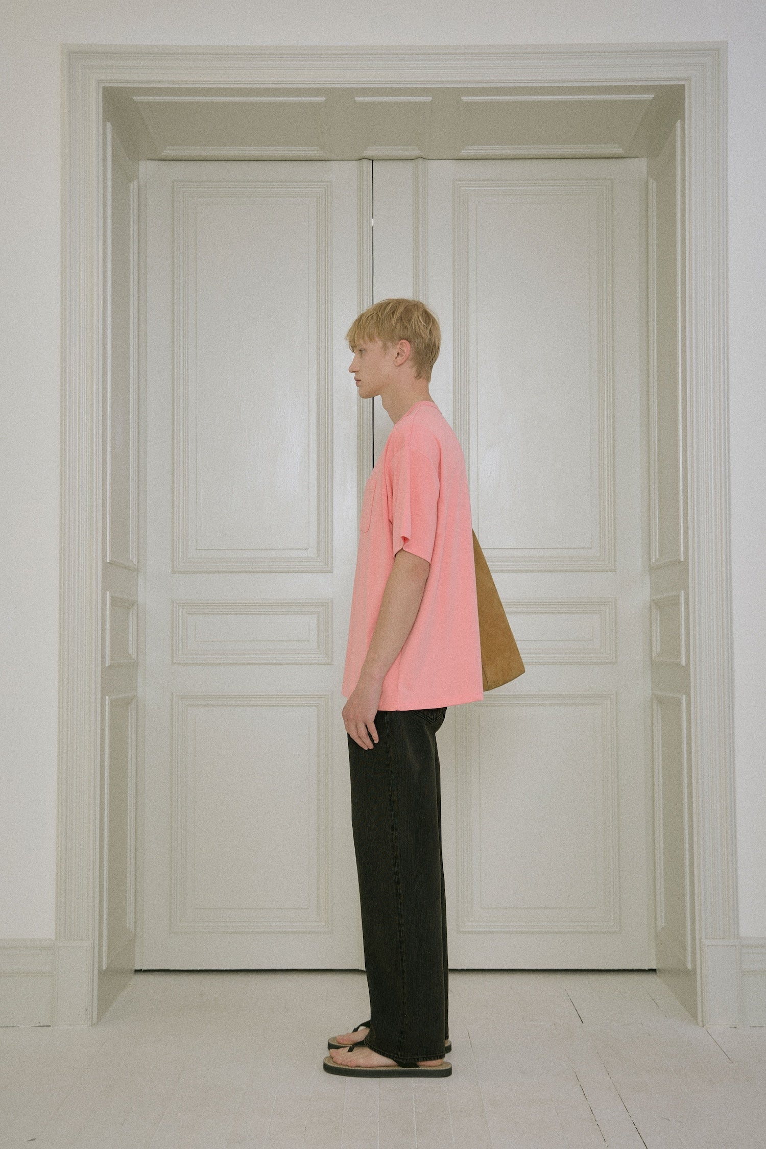 STU - Pocket T-Shirt (Pink) product image 3 | TRAB K-Fashion Australia