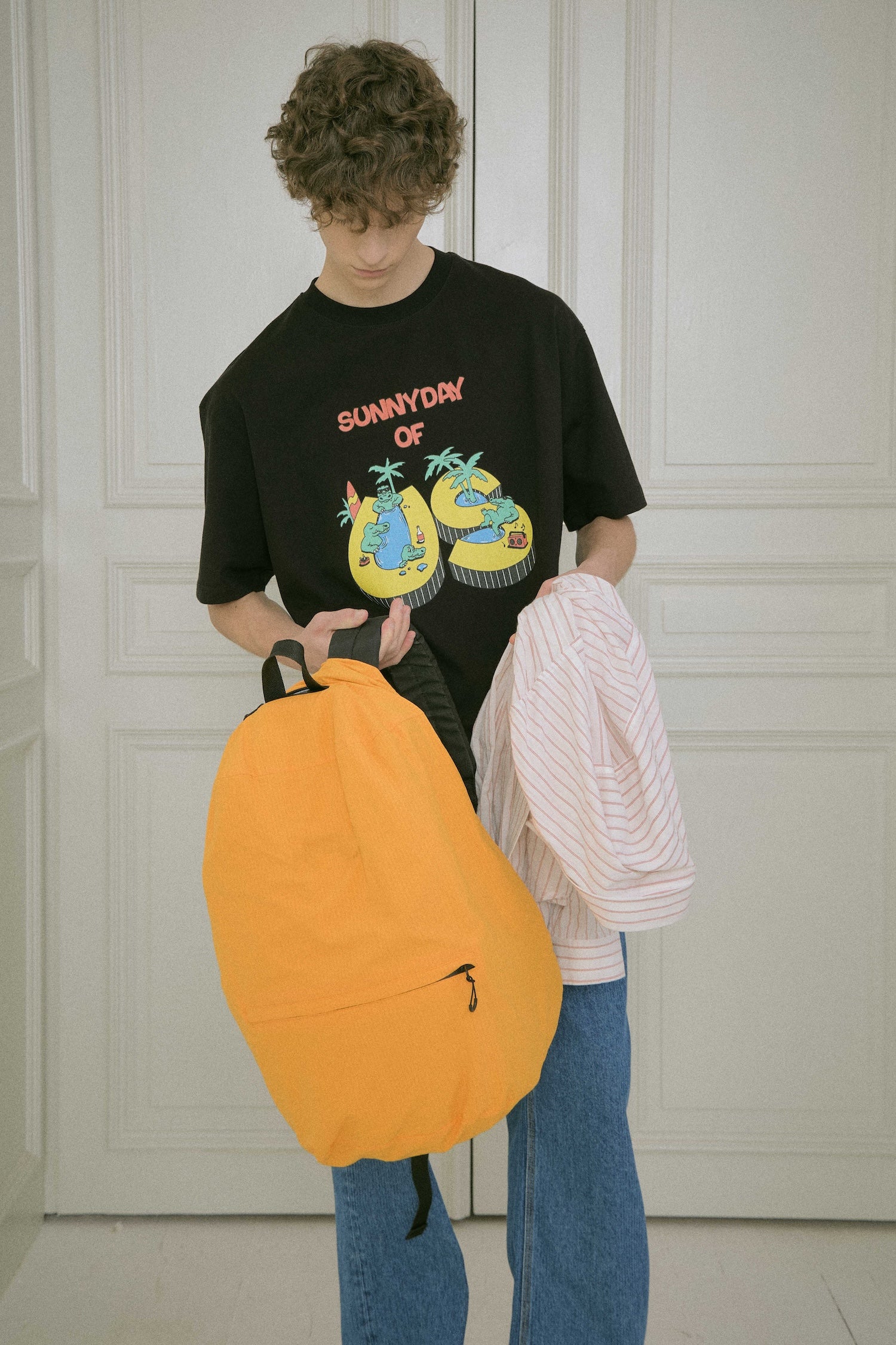 STU - Us Printing T-Shirt (Black) product image 7 | TRAB K-Fashion Australia