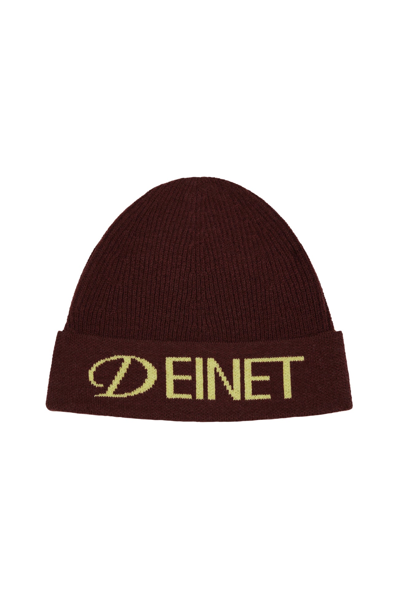 Deinet - Signature Deinet Logo Knit Beanie (Burgundy) product image 1 | TRAB K-Fashion Australia