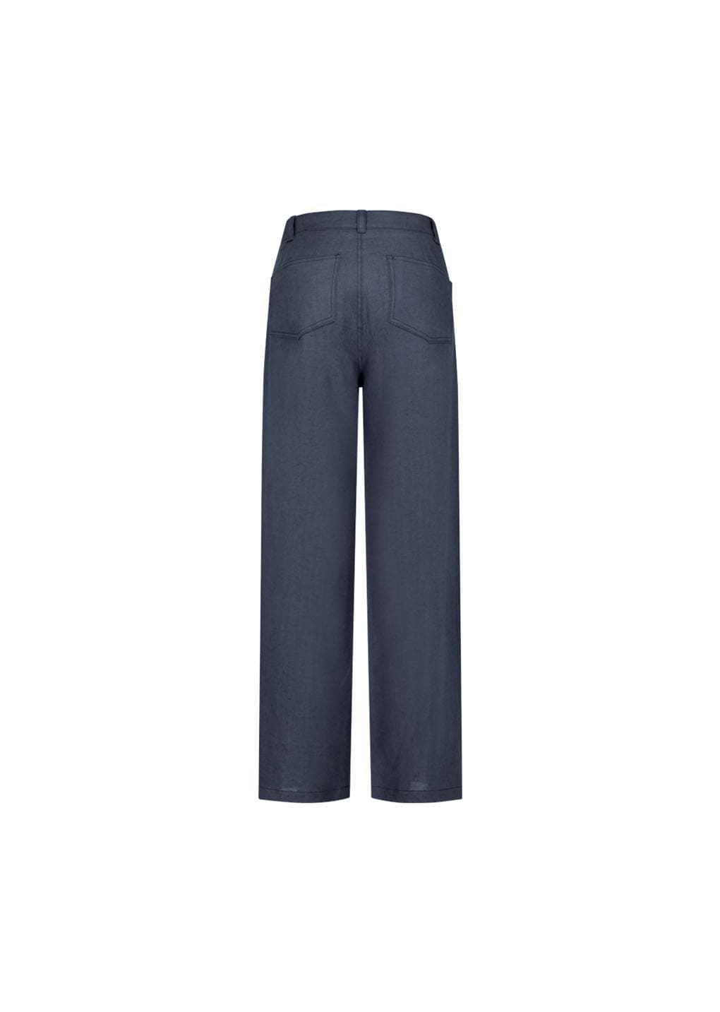 Amomento - Linen Straight Pants (Blue) product image 6 | TRAB K-Fashion Australia