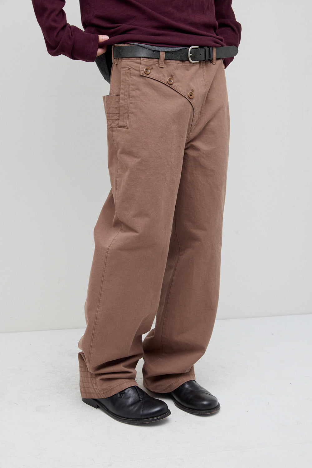 Hatchingroom - Flap Trousers Rose (Brown) product image 11 | TRAB K-Fashion Australia