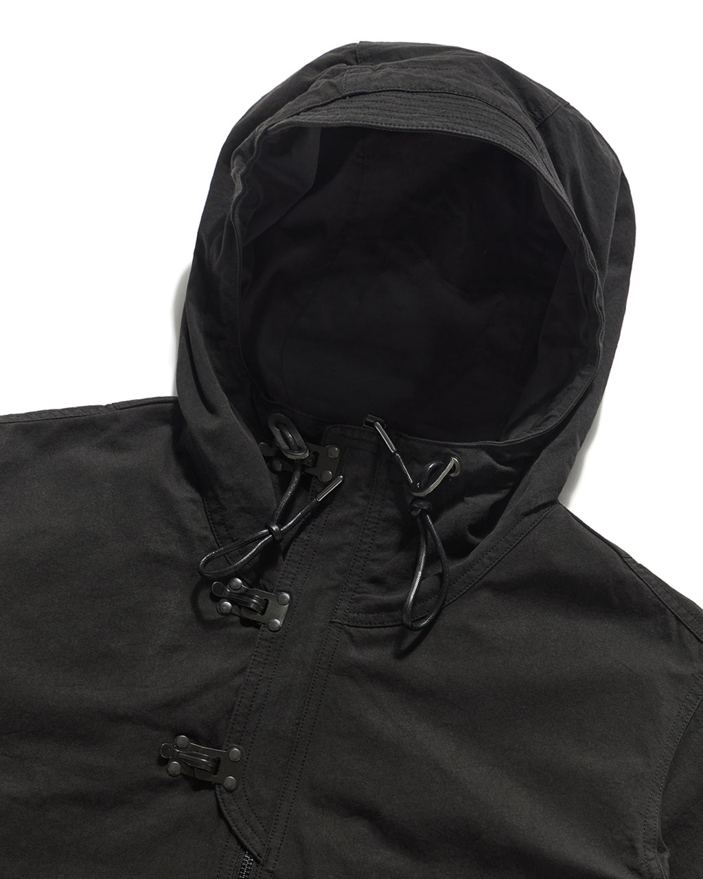 Eastlogue - Deck Hoodied Flare Parka (Black) product image 3 | TRAB K-Fashion Australia