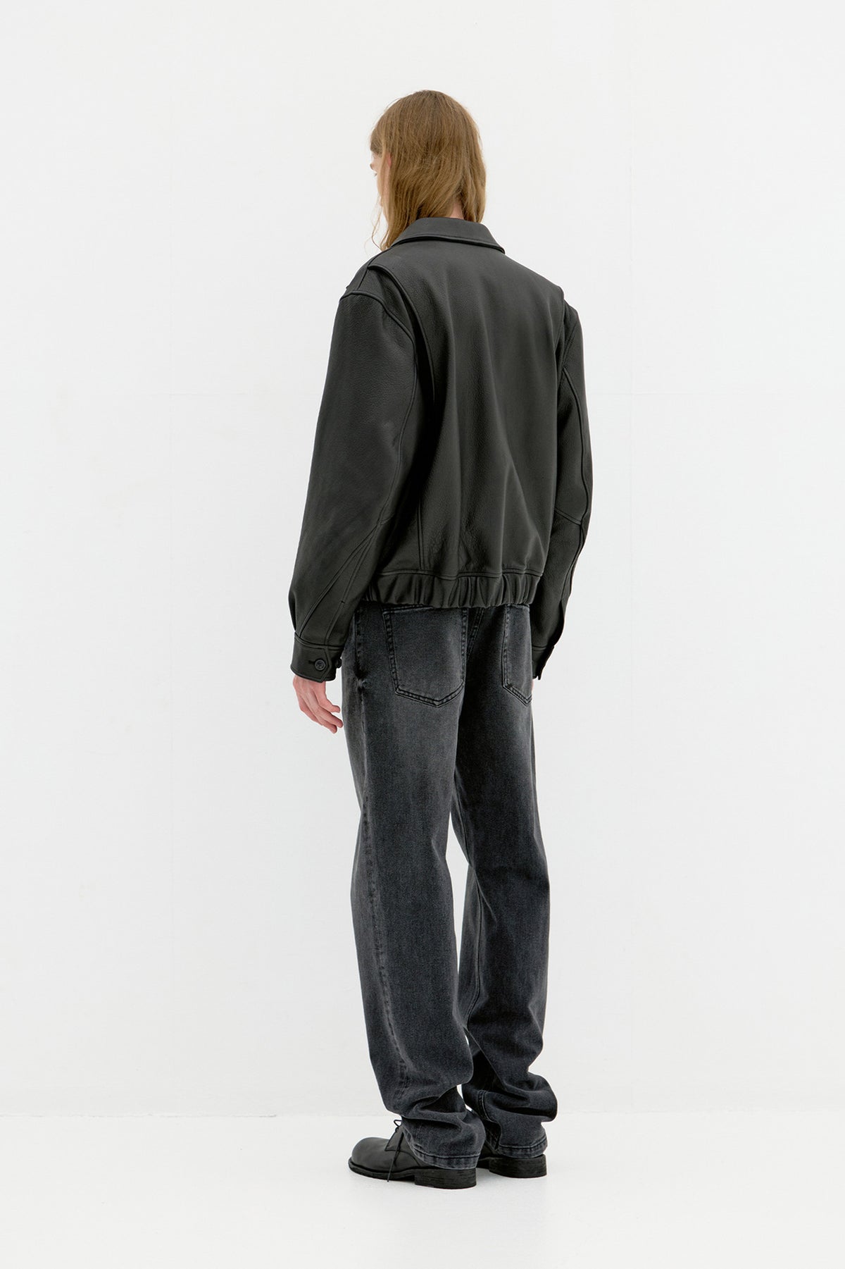 Coor - Goatskin Blouson (Black) product image 4 | TRAB K-Fashion Australia