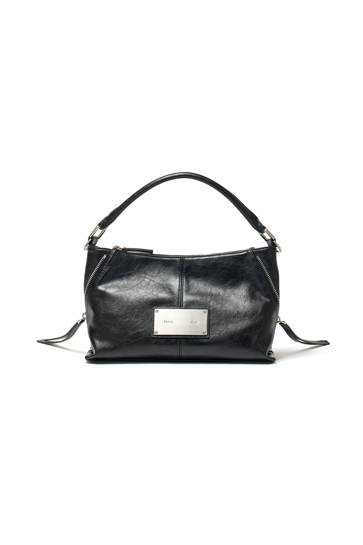 Matin Kim - Side Zipper Two Way Bag (Black) product image 1 | TRAB K-Fashion Australia