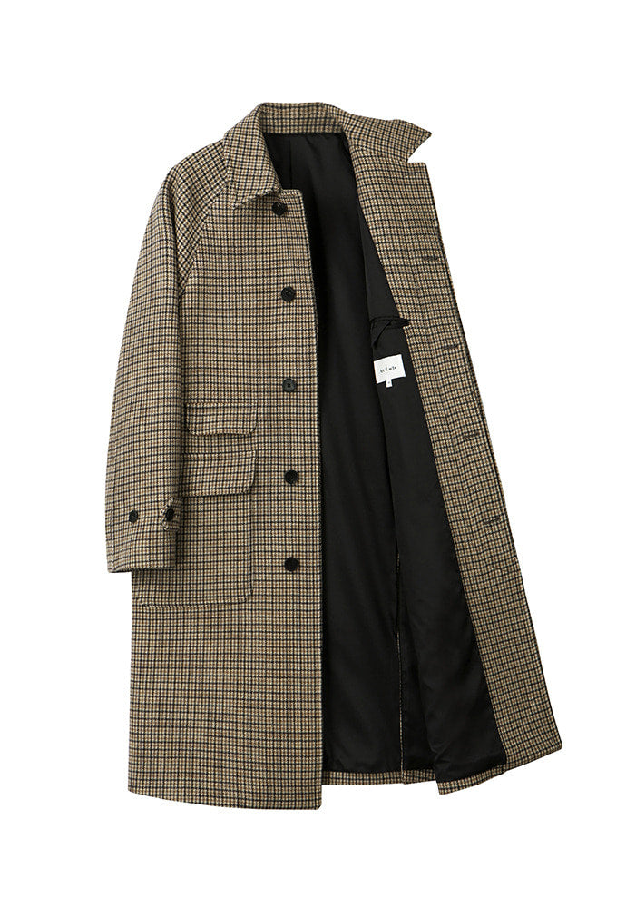 Art if acts - Balmacaan Coat (Check) product image 6 | TRAB K-Fashion Australia