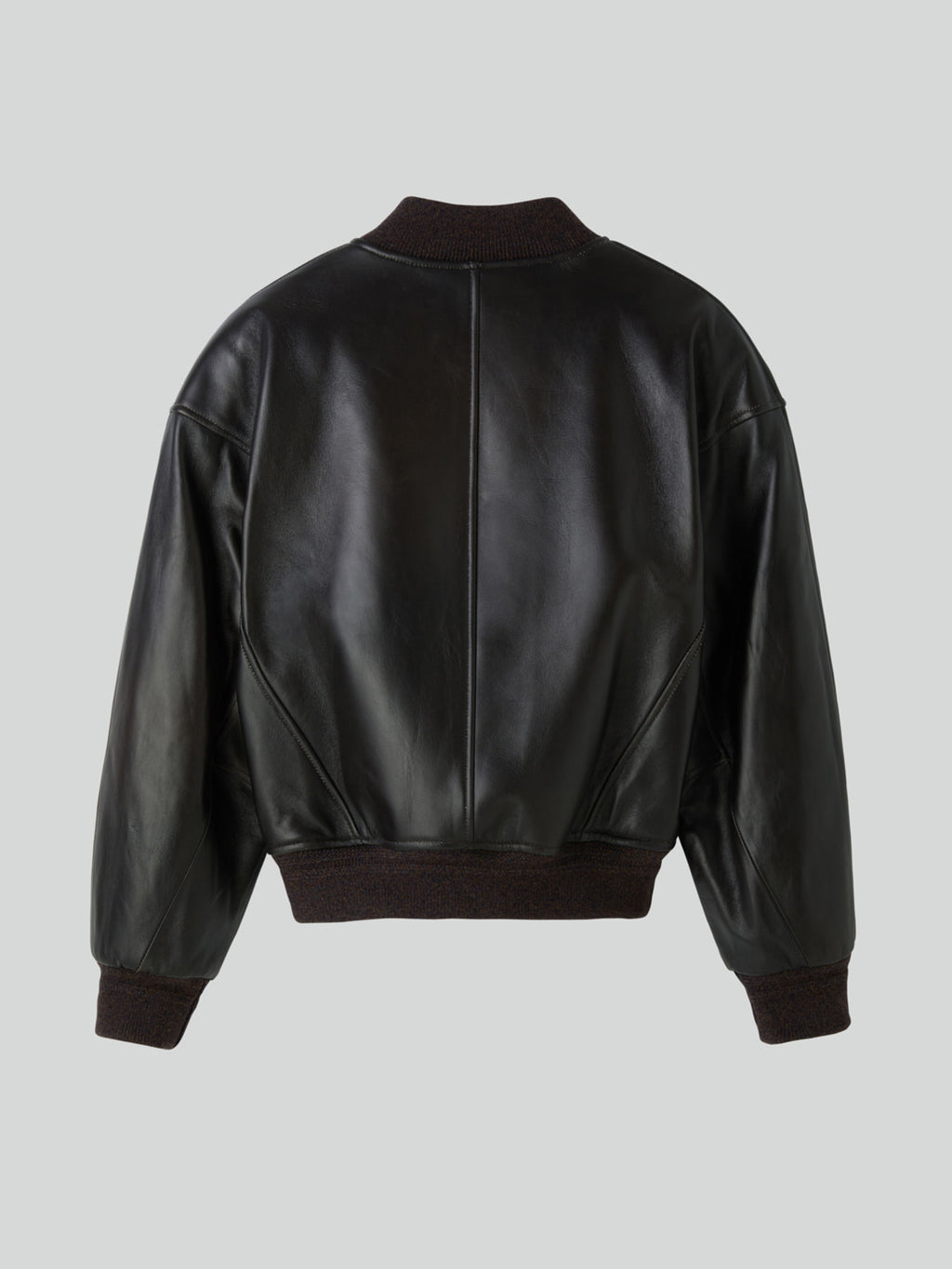 Recto - Vintage Effect Leather Bomber (Vintage Brown) product image 14 | TRAB K-Fashion Australia