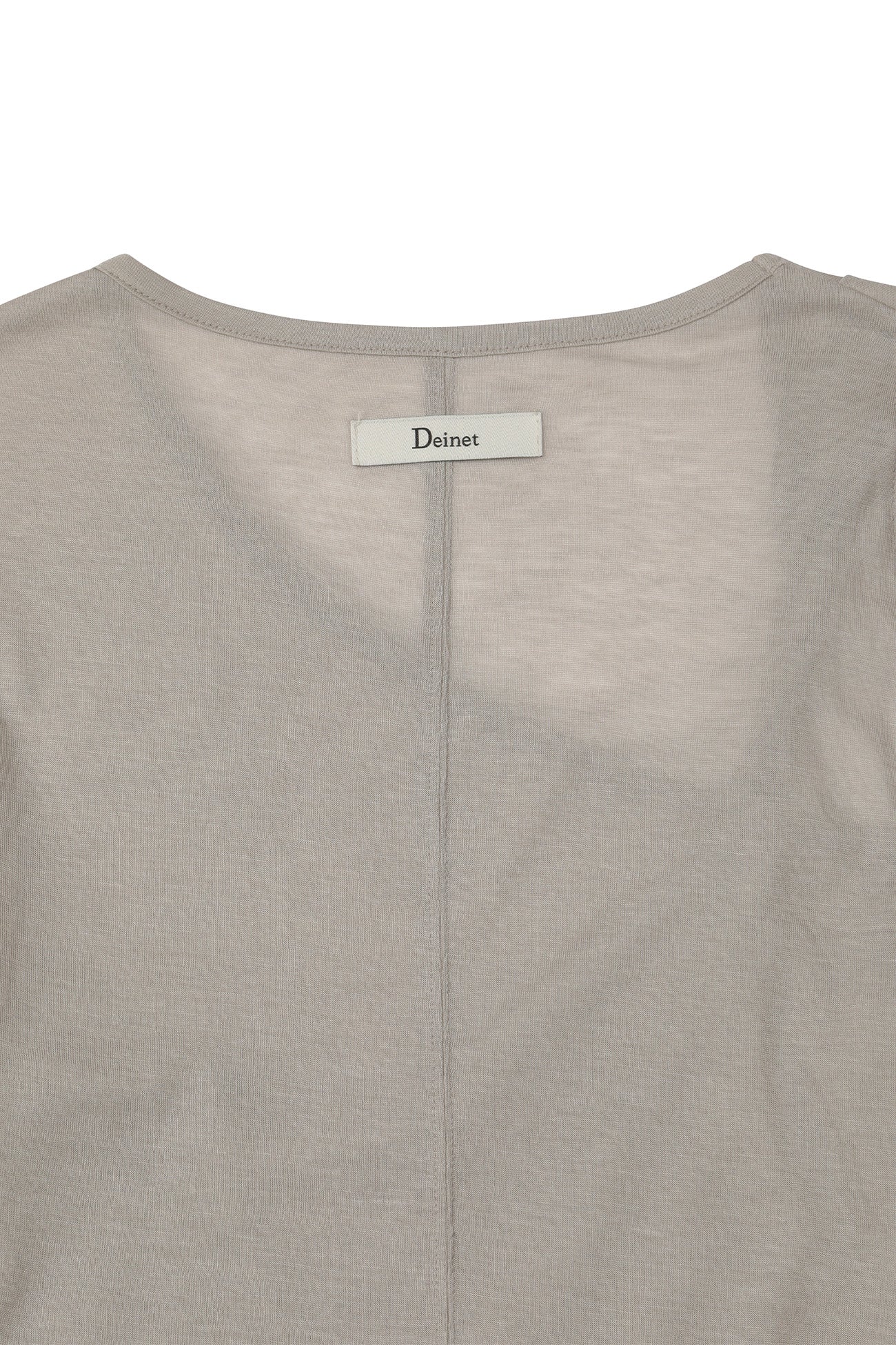 Deinet - One Shoulder Draped Asymmetric Top (Beige) product image 14 | TRAB K-Fashion Australia