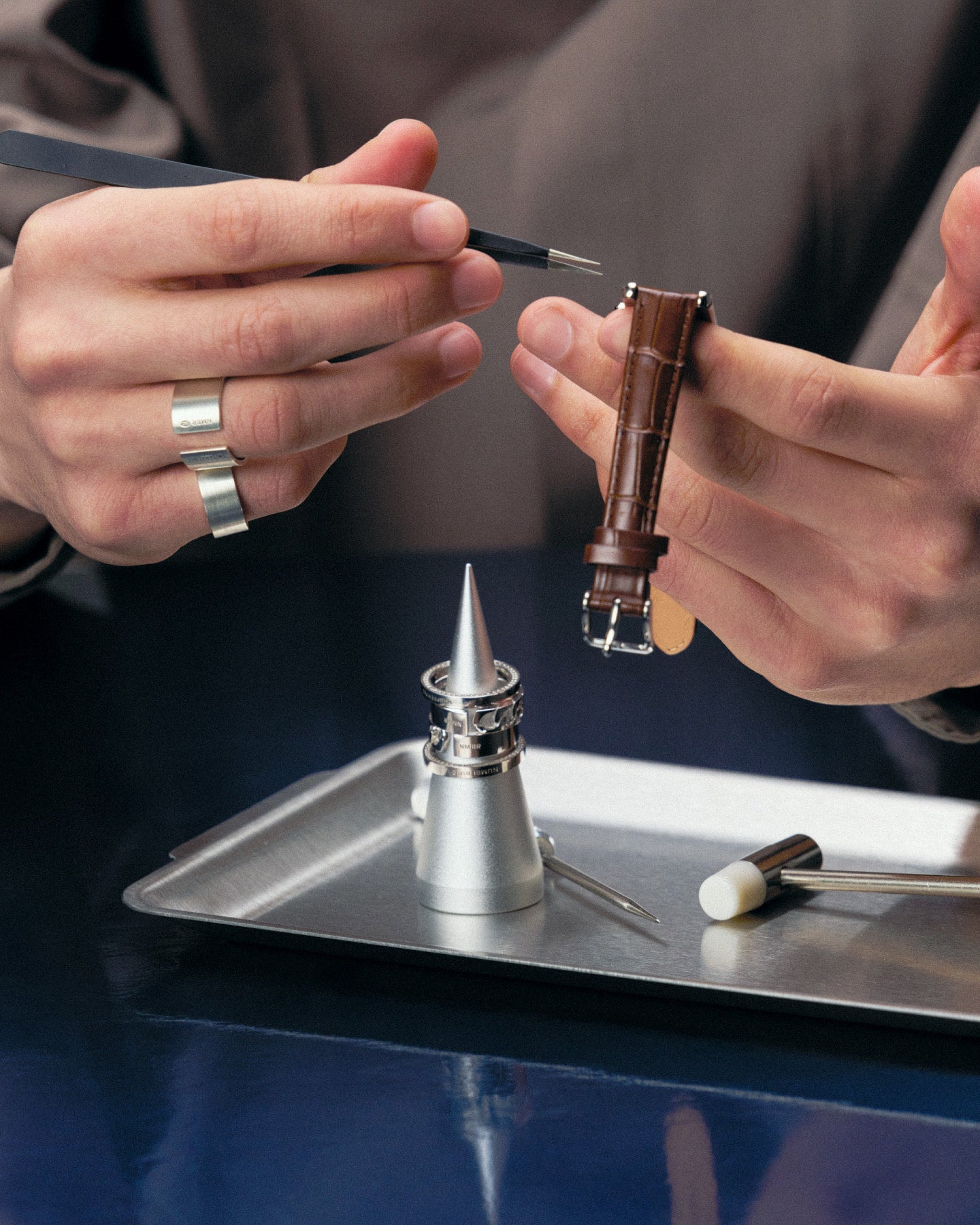 Numbering - Engraved Open Ring(S,M) #7503 product image 4 | TRAB K-Fashion Australia