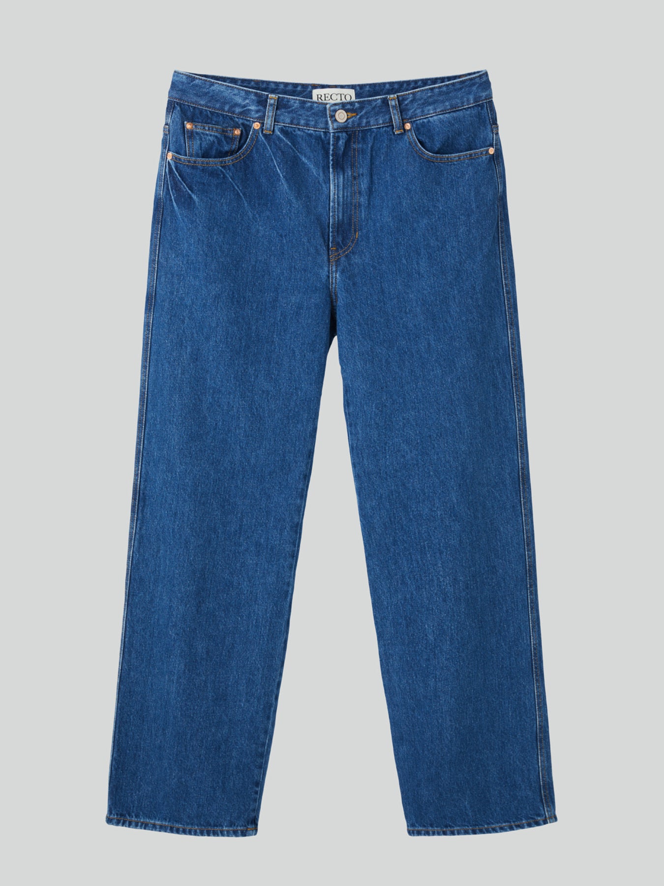 Recto - Straight Fit Denim Pants (Blue) product image 10 | TRAB K-Fashion Australia