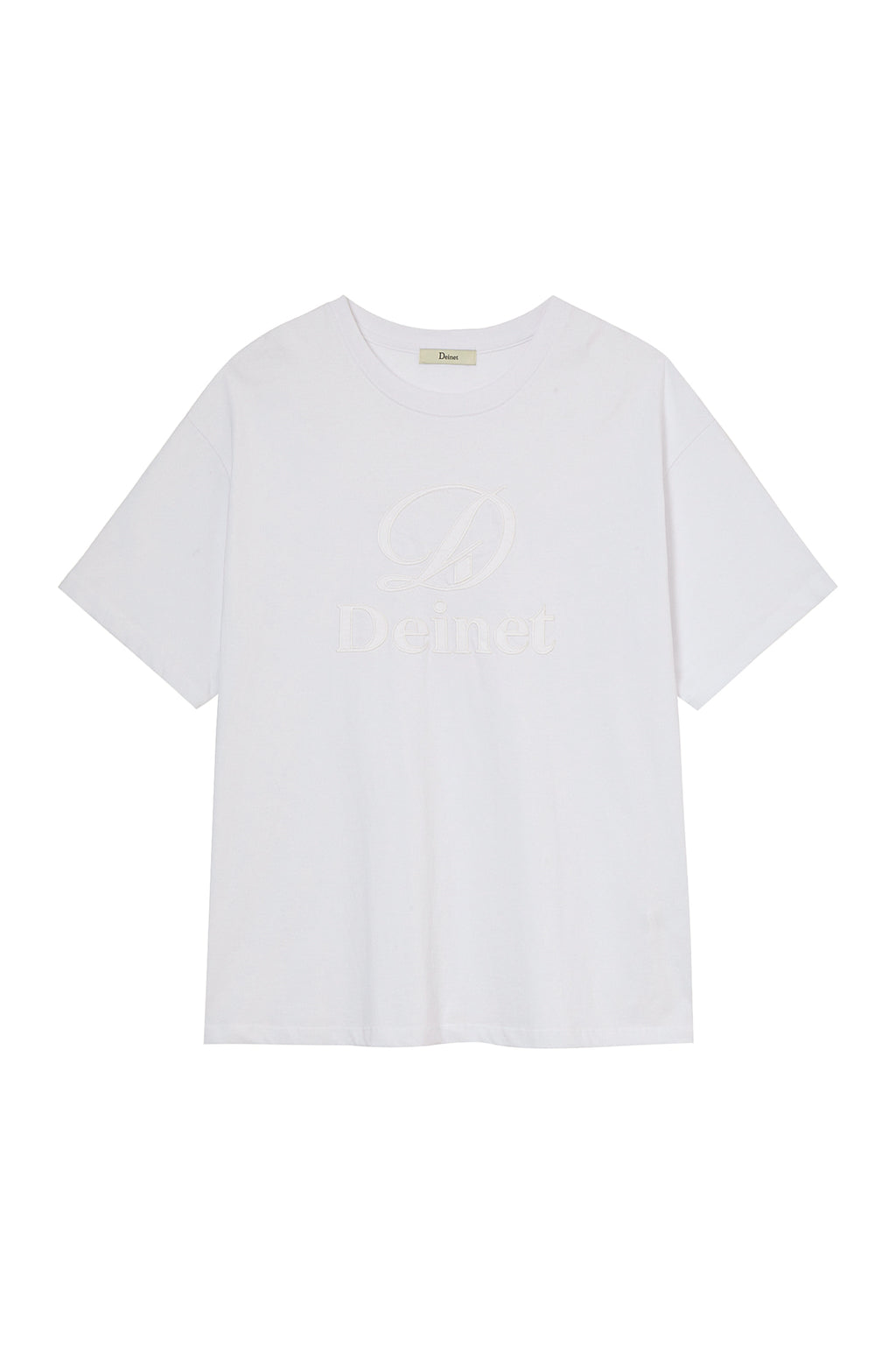 Deinet - Application Stitch T-Shirt (White) product image 1 | TRAB K-Fashion Australia