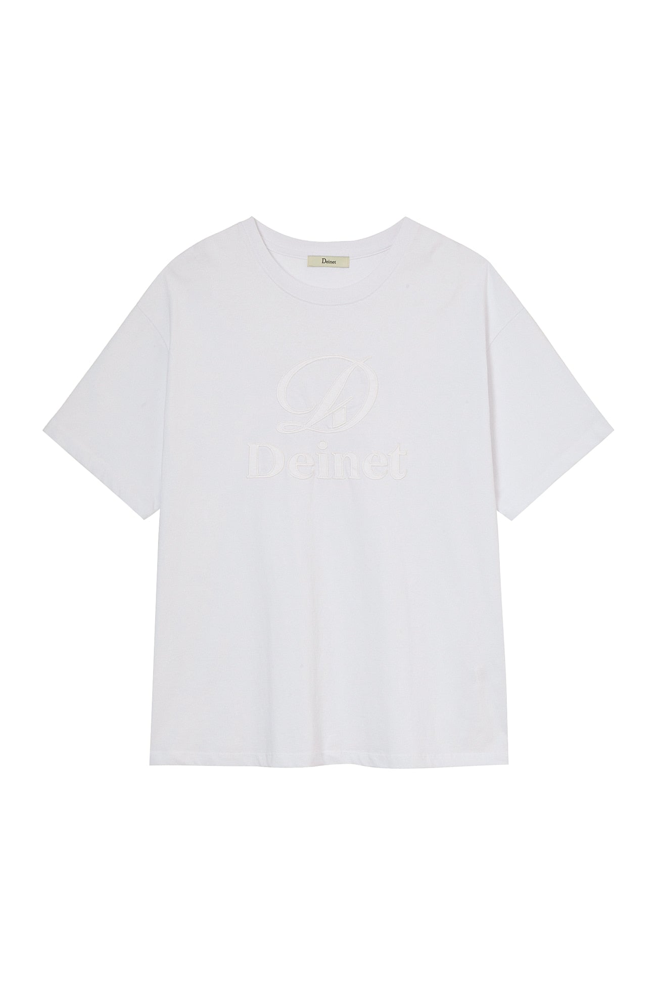Deinet - Application Stitch T-Shirt (White) product image 1 | TRAB K-Fashion Australia
