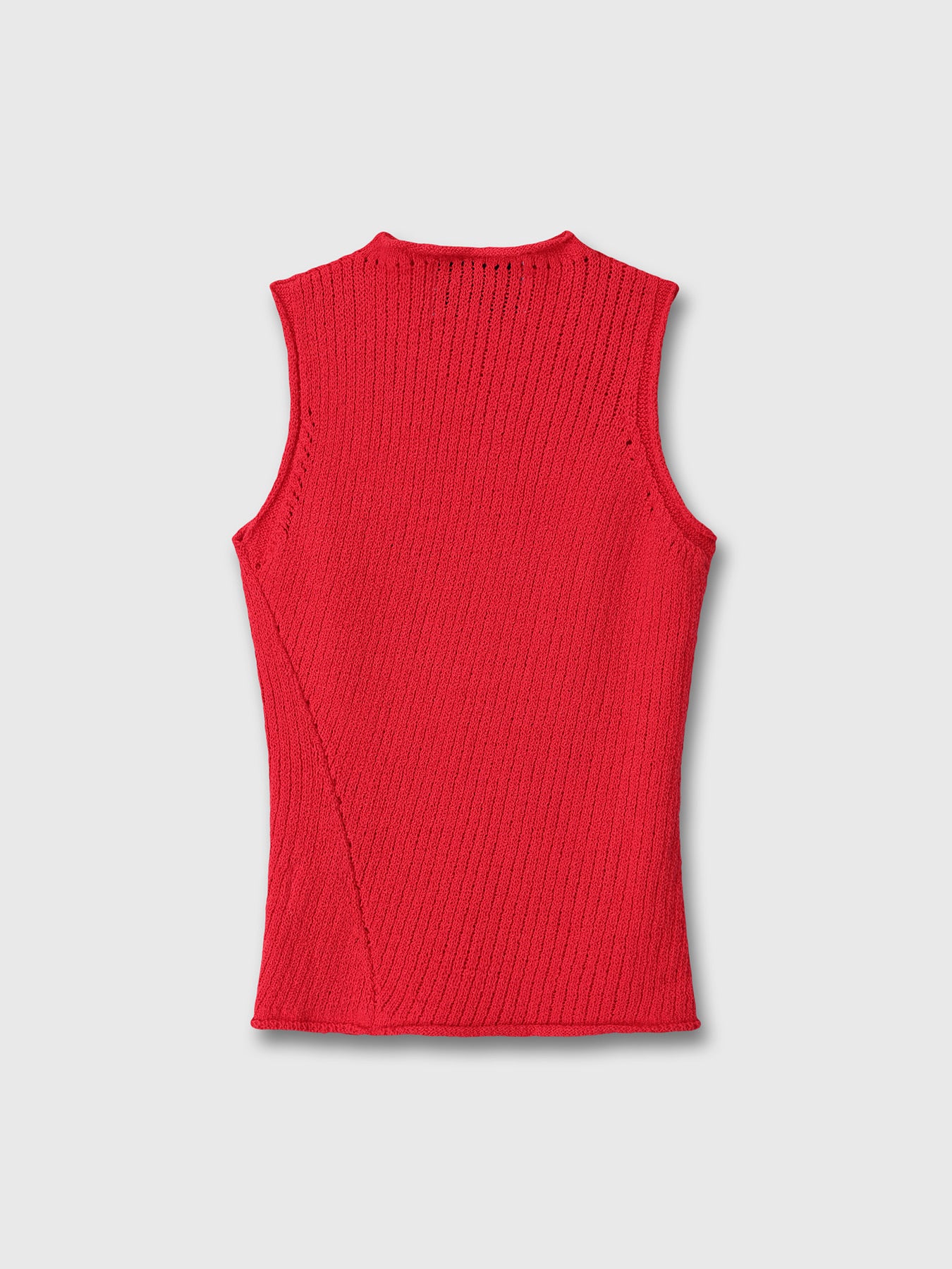 Tonywack - Cotton Twisted Sleeveless Knit (Red) product image 11 | TRAB K-Fashion Australia