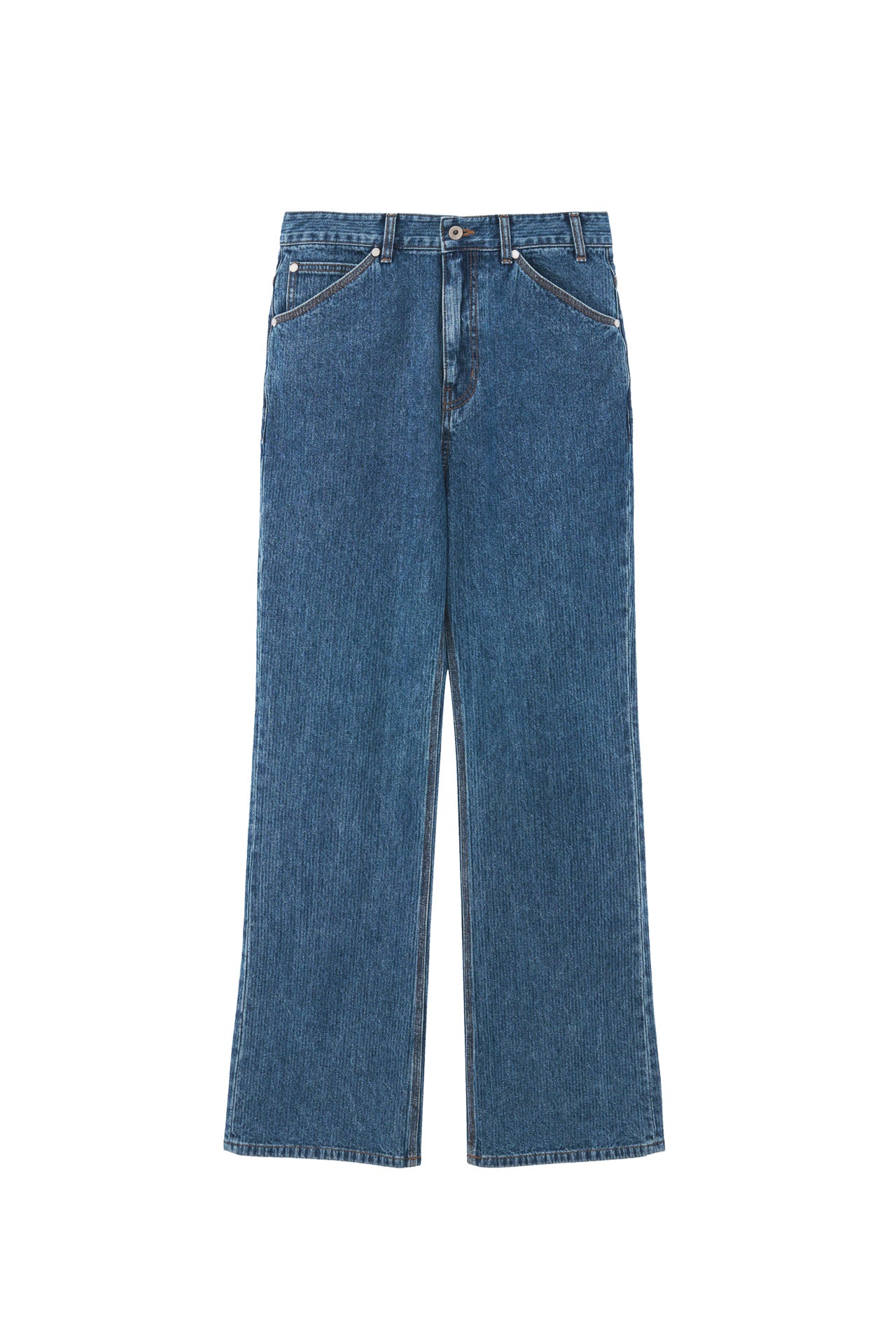 Stu - Stripe Denim Pants Mid (Blue) product image 15 | TRAB K-Fashion Australia