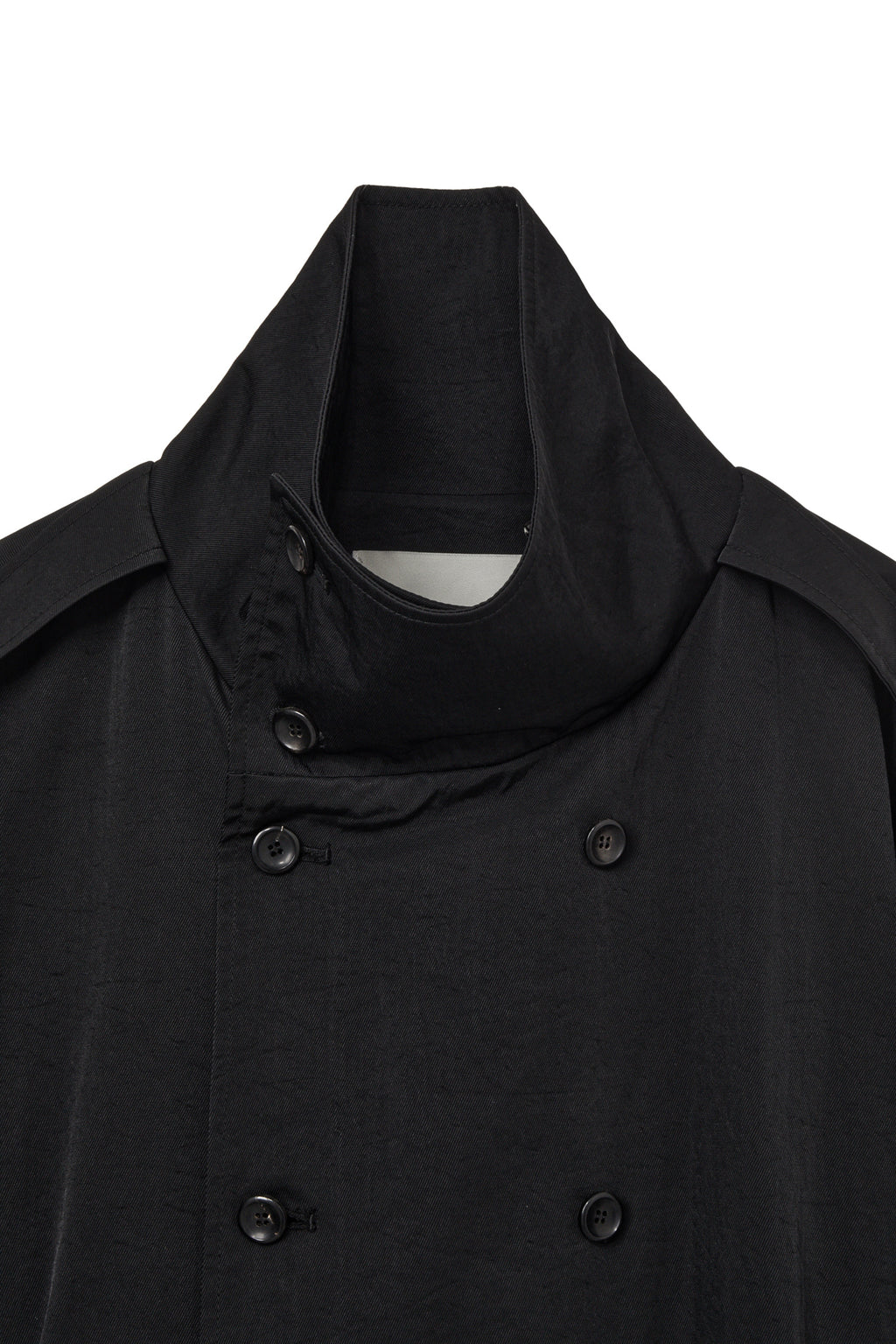 Deinet - Buckle Trench Jacket (Black) product image 3 | TRAB K-Fashion Australia