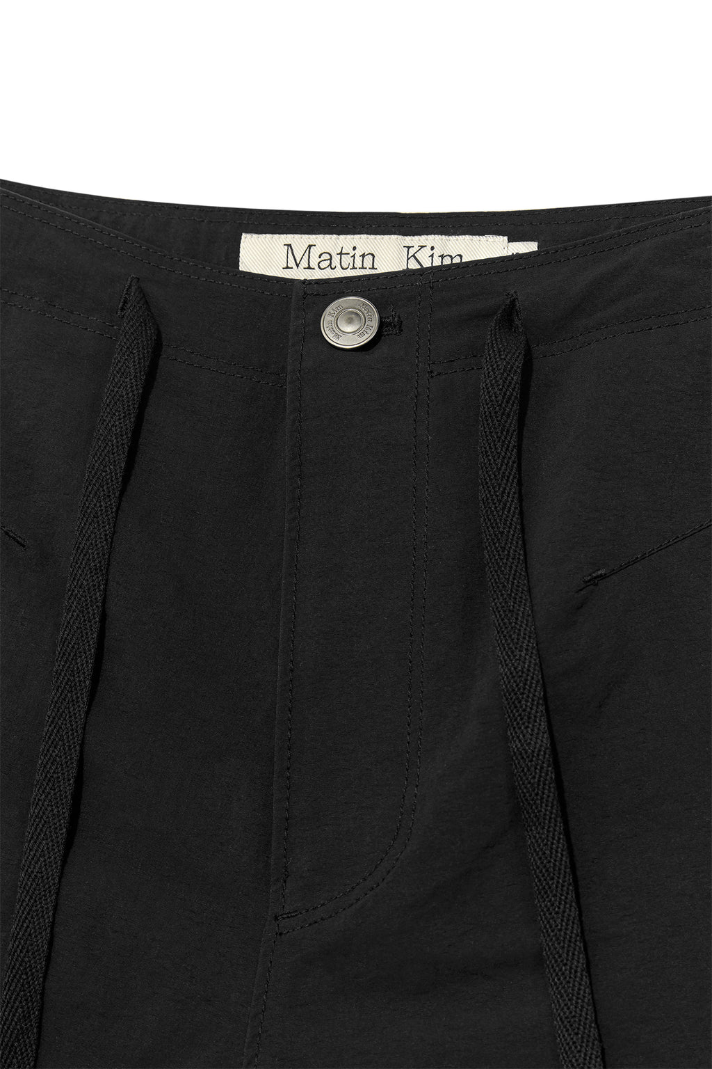 Matin Kim - Nylon String Half Pants (Black) product image 3 | TRAB K-Fashion Australia