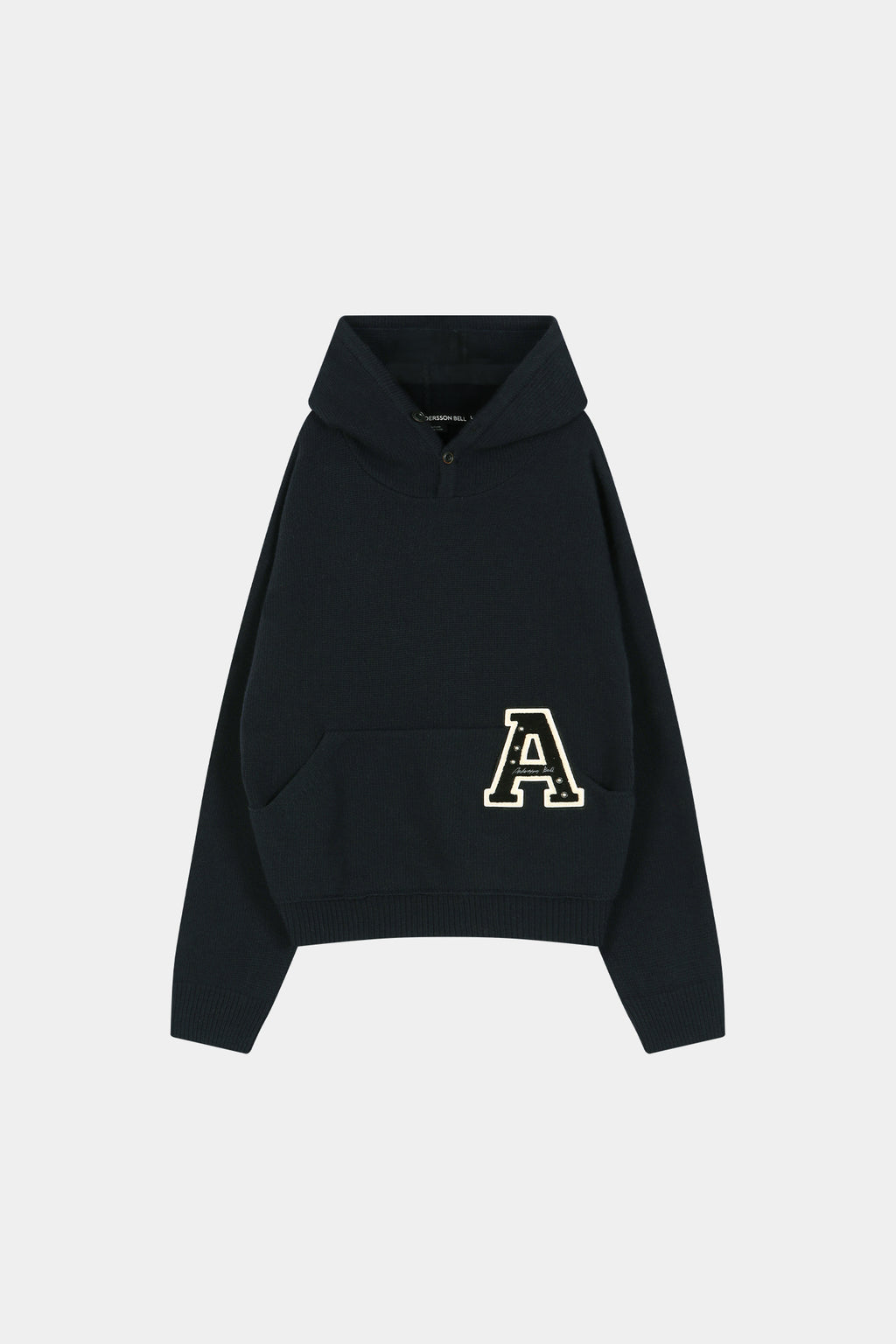 Andersson Bell - (essential) Unisex Varsity Patch Hoodie (dark Navy) (Dark Navy) product image 9 | TRAB K-Fashion Australia