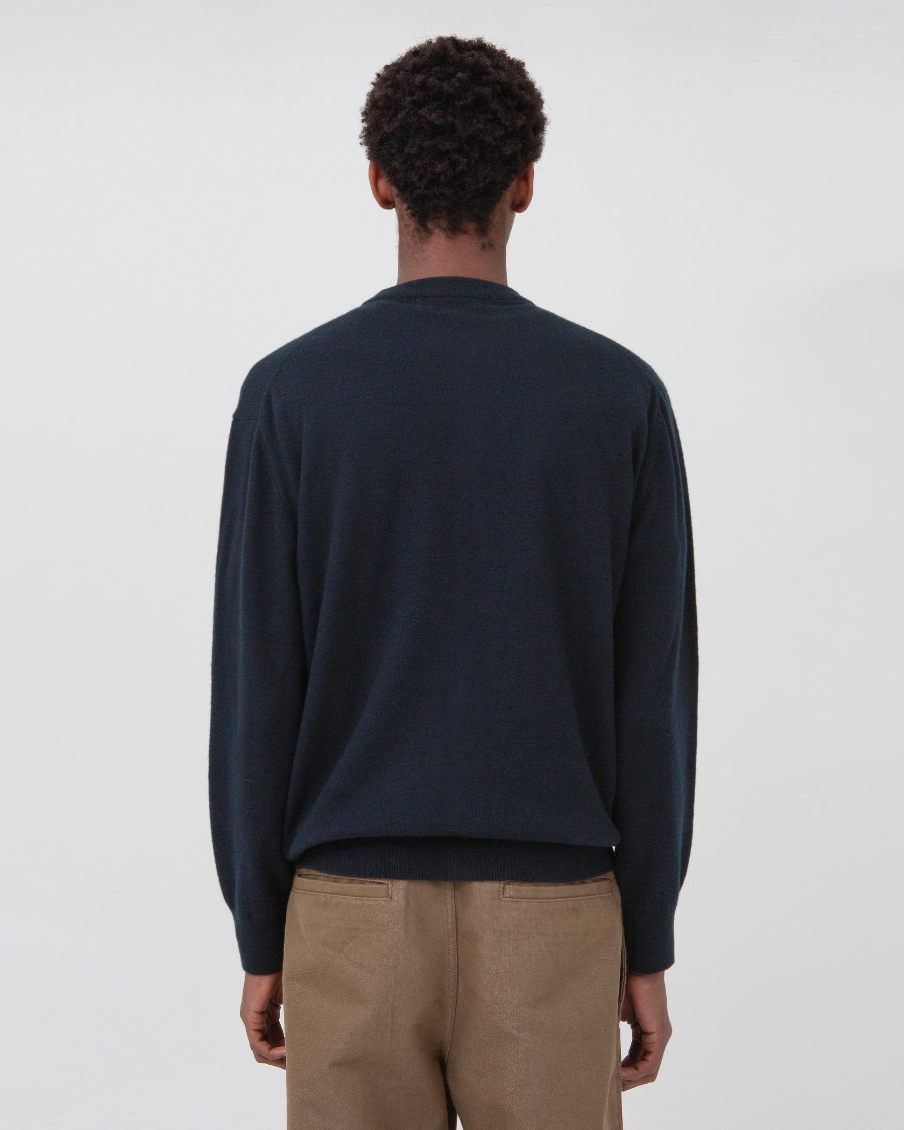 Brownyard - Round Cardigan (Dark Navy) product image 2 | TRAB K-Fashion Australia