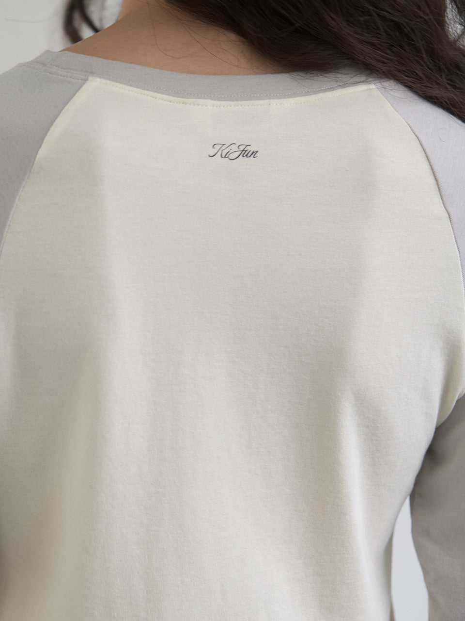 Kijun - Sorry Raglan Tee (Ivory) product image 8 | TRAB K-Fashion Australia