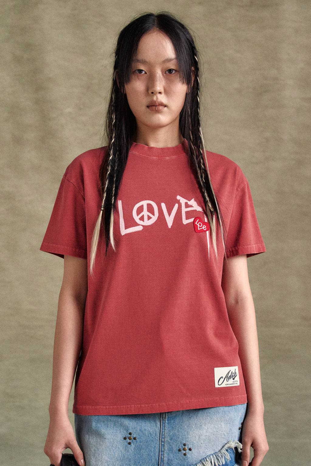 Andersson Bell - Unisex Love T-Shirt (Red) product image 7 | TRAB K-Fashion Australia