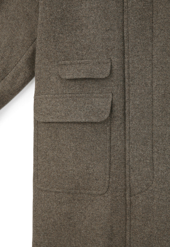 Art if acts - Balmacaan Coat (Twill Brown) product image 15 | TRAB K-Fashion Australia