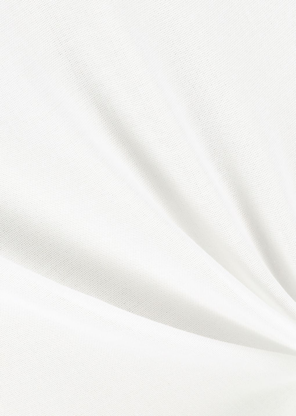 Amomento - Sheer Slim Shirt (White) product image 11 | TRAB K-Fashion Australia