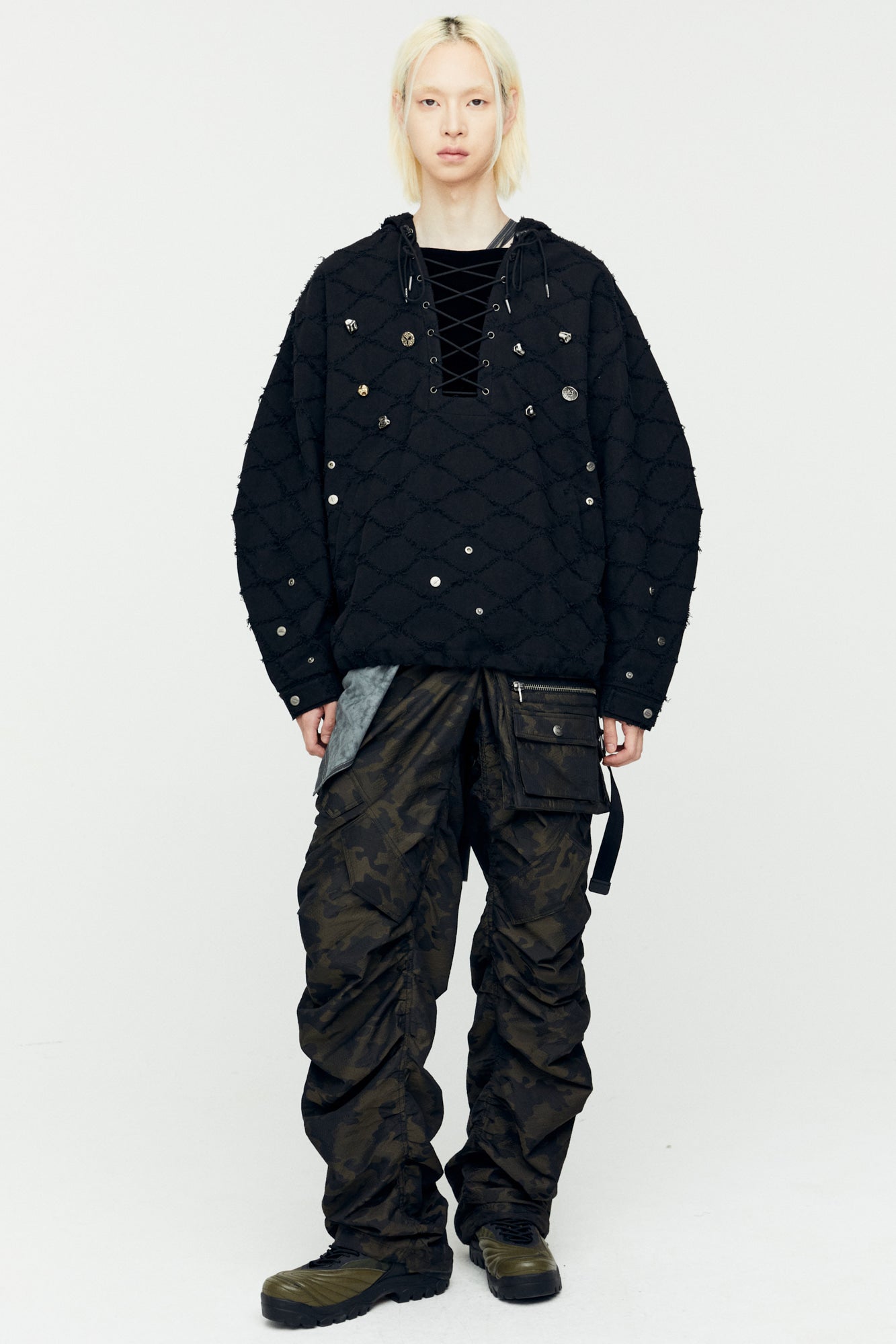 Andersson Bell - 3way Camouflage Pocket Bag (Green) product image 3 | TRAB K-Fashion Australia