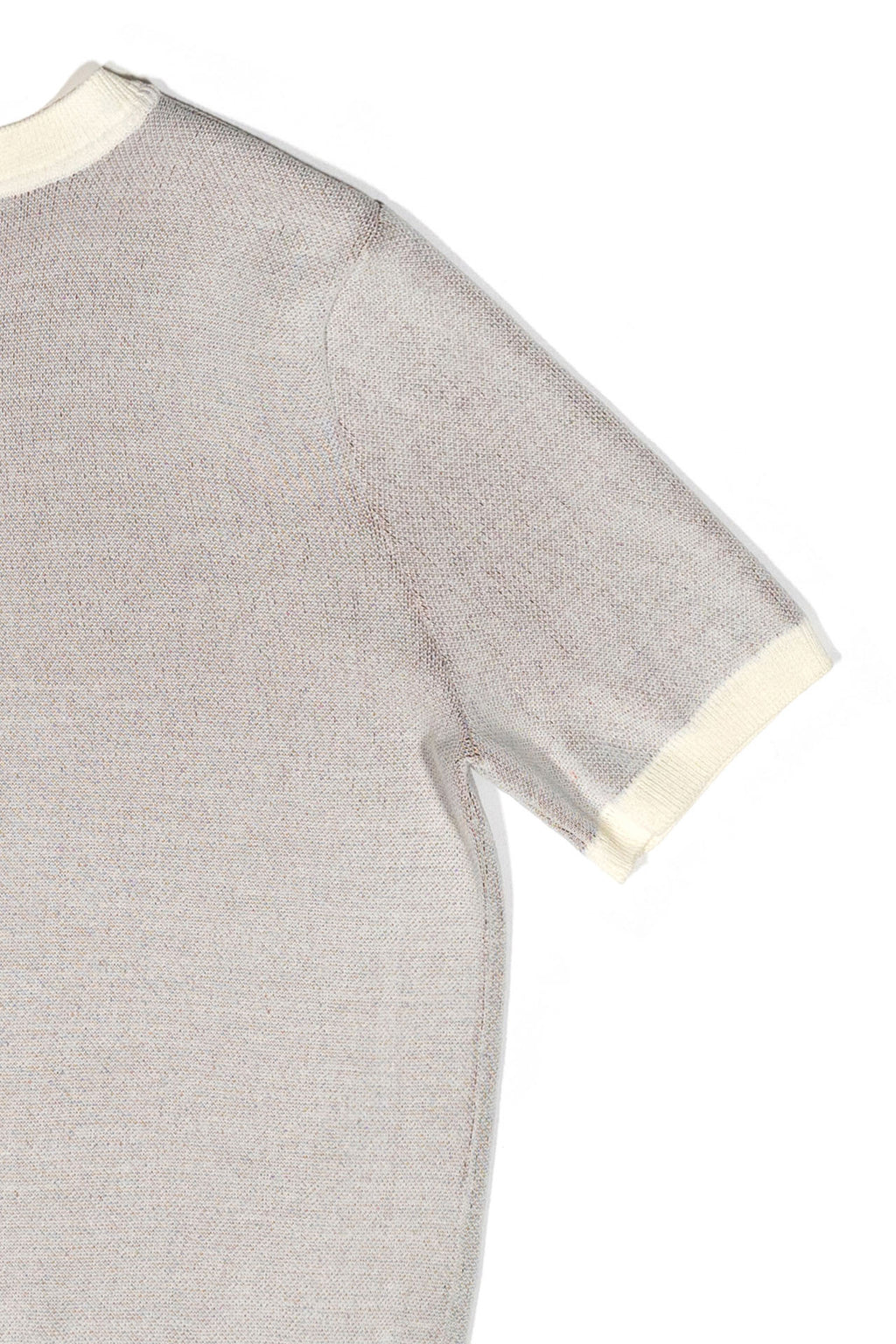 Ioedle - Royal Sandwich Jacquard Crop Top (Ivory) product image 6 | TRAB K-Fashion Australia