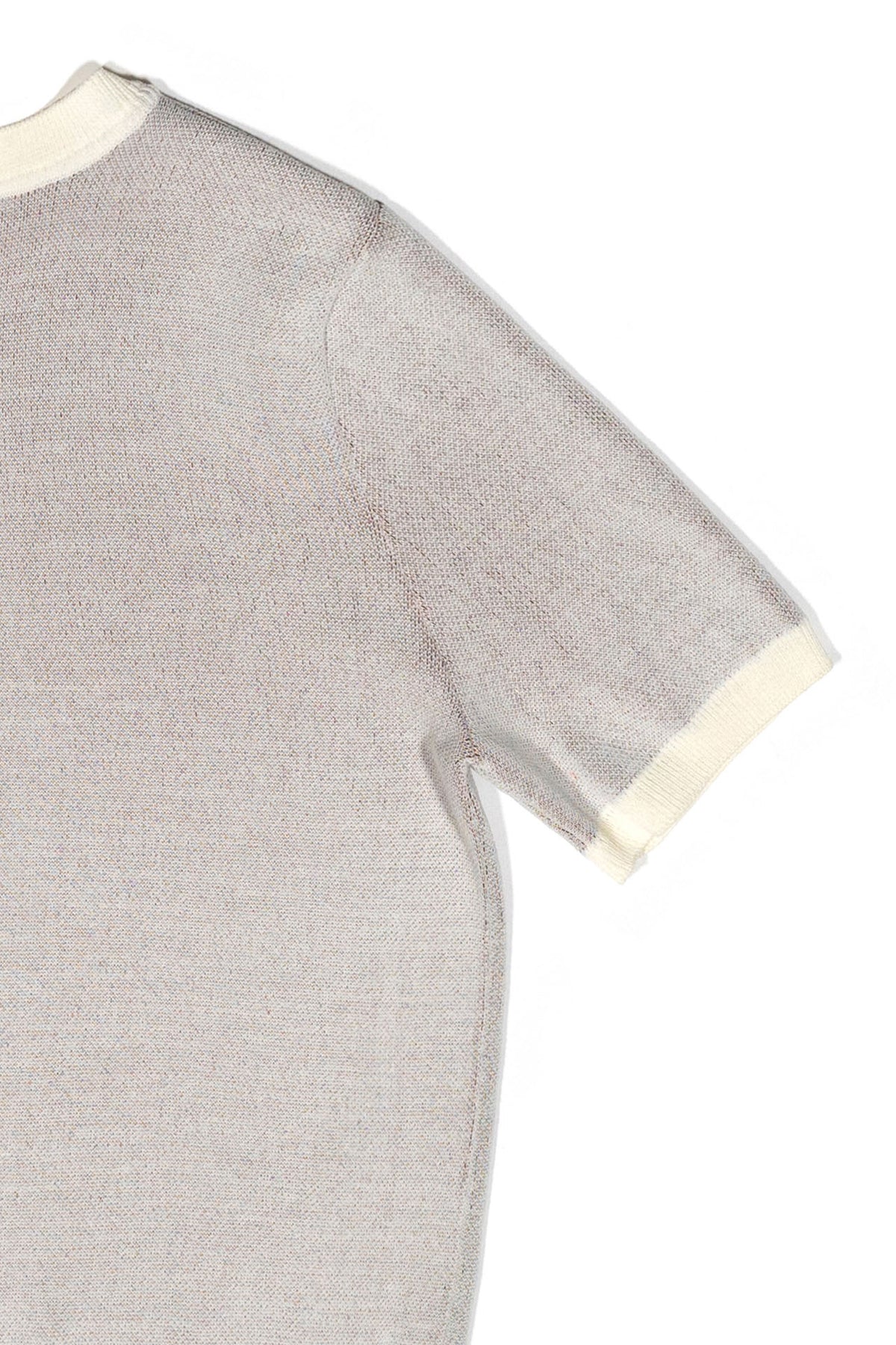 Ioedle - Royal Sandwich Jacquard Crop Top (Ivory) product image 6 | TRAB K-Fashion Australia