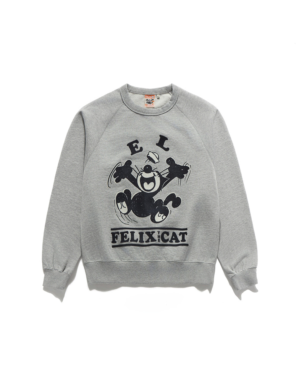 Eastlogue - Felix Classic Raglan Sweat Shirt (Melange Grey) product image 1 | TRAB K-Fashion Australia