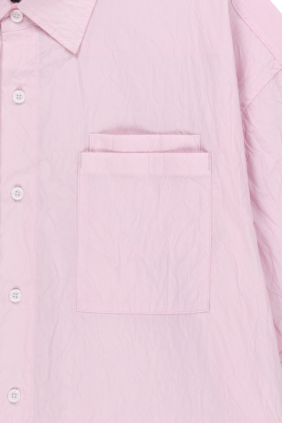 Matin Kim - Small Logo Over Fit Shirt (Pink) product image 4 | TRAB K-Fashion Australia