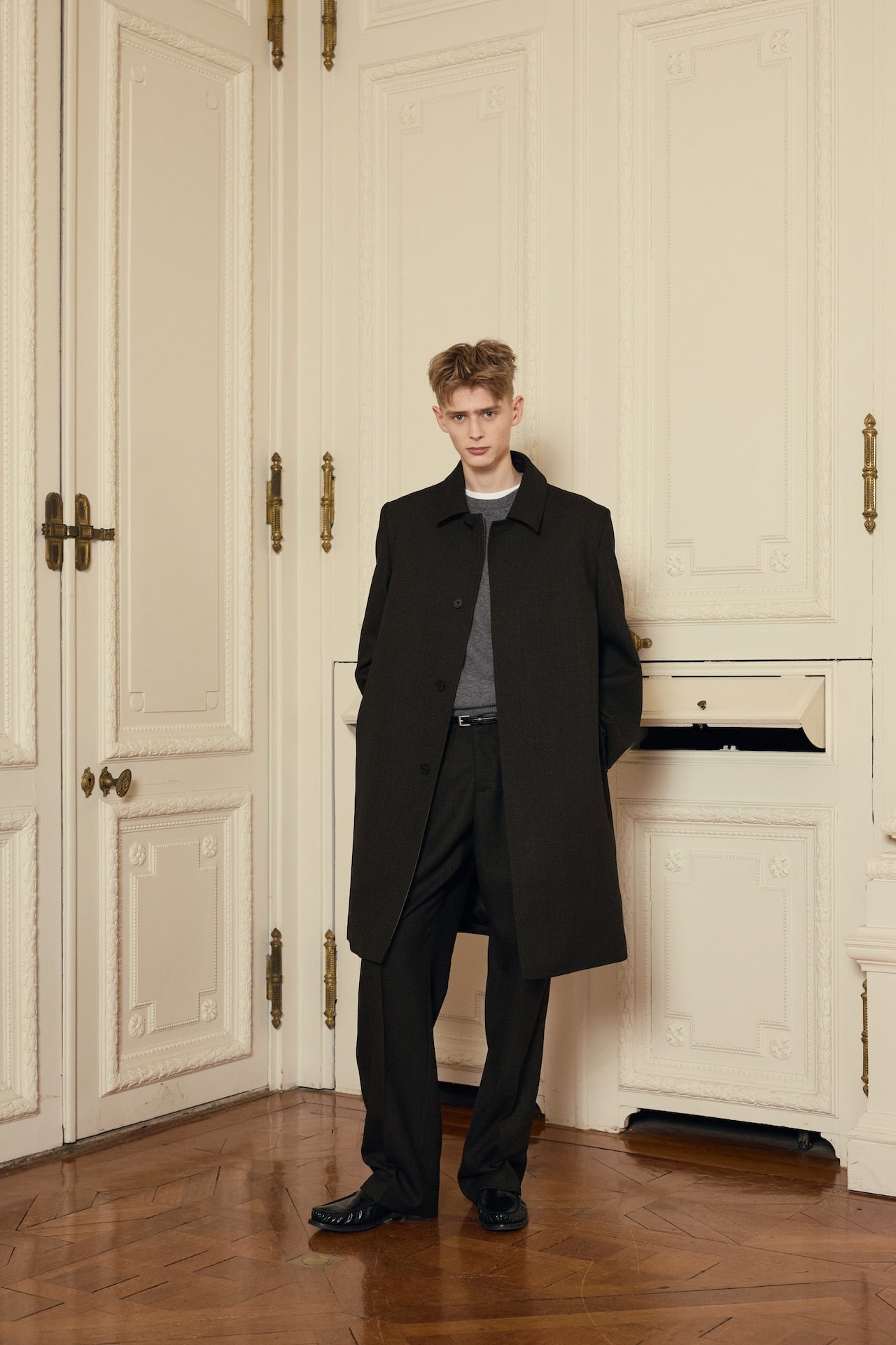 STU - Crease Mac Coat (Brown) product image 12 | TRAB K-Fashion Australia