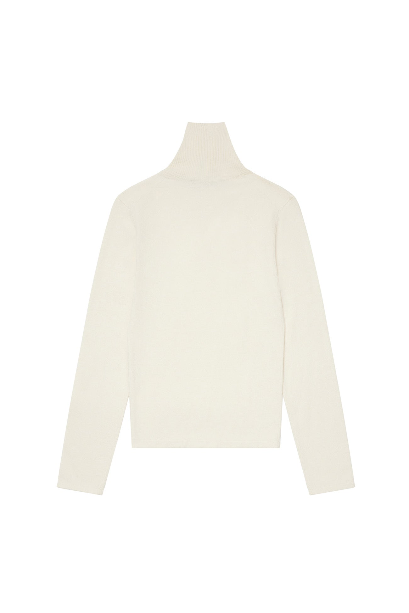 Deinet - Turtleneck Slim Knit Top (Cream) product image 2 | TRAB K-Fashion Australia