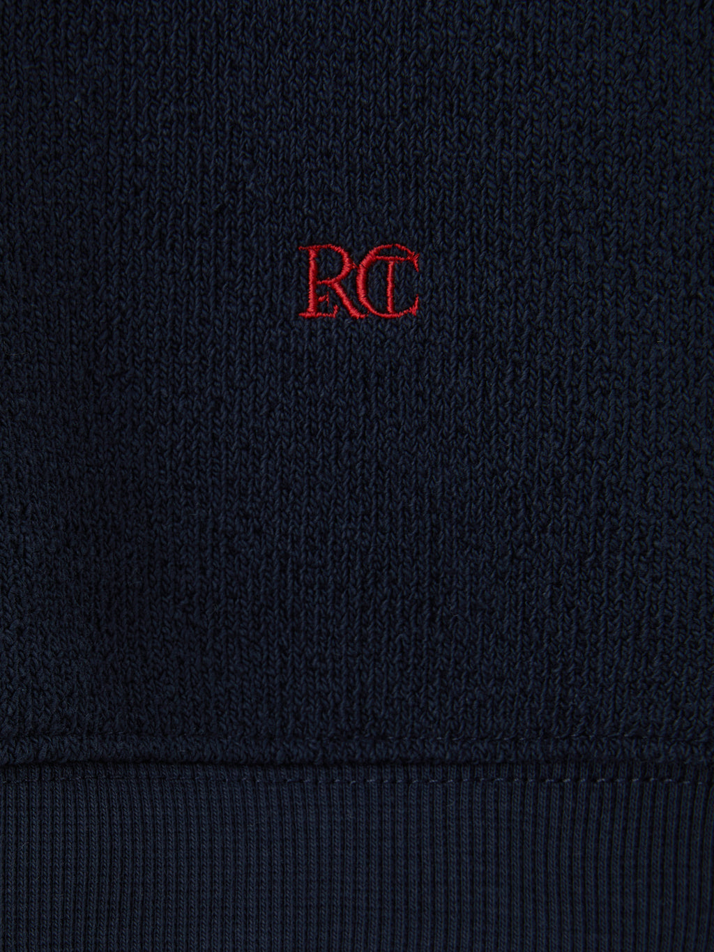 Recto - Rc Logo Half-Zip Sweatshirt (Navy) product image 4 | TRAB K-Fashion Australia