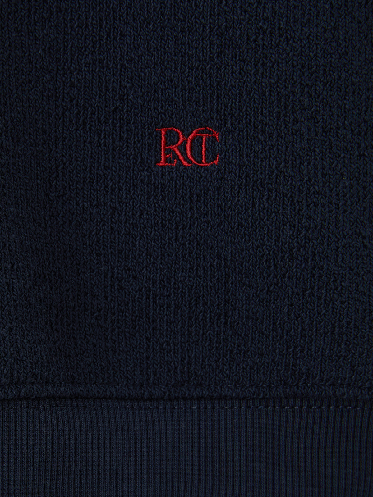 Recto - Rc Logo Half-Zip Sweatshirt (Navy) product image 4 | TRAB K-Fashion Australia