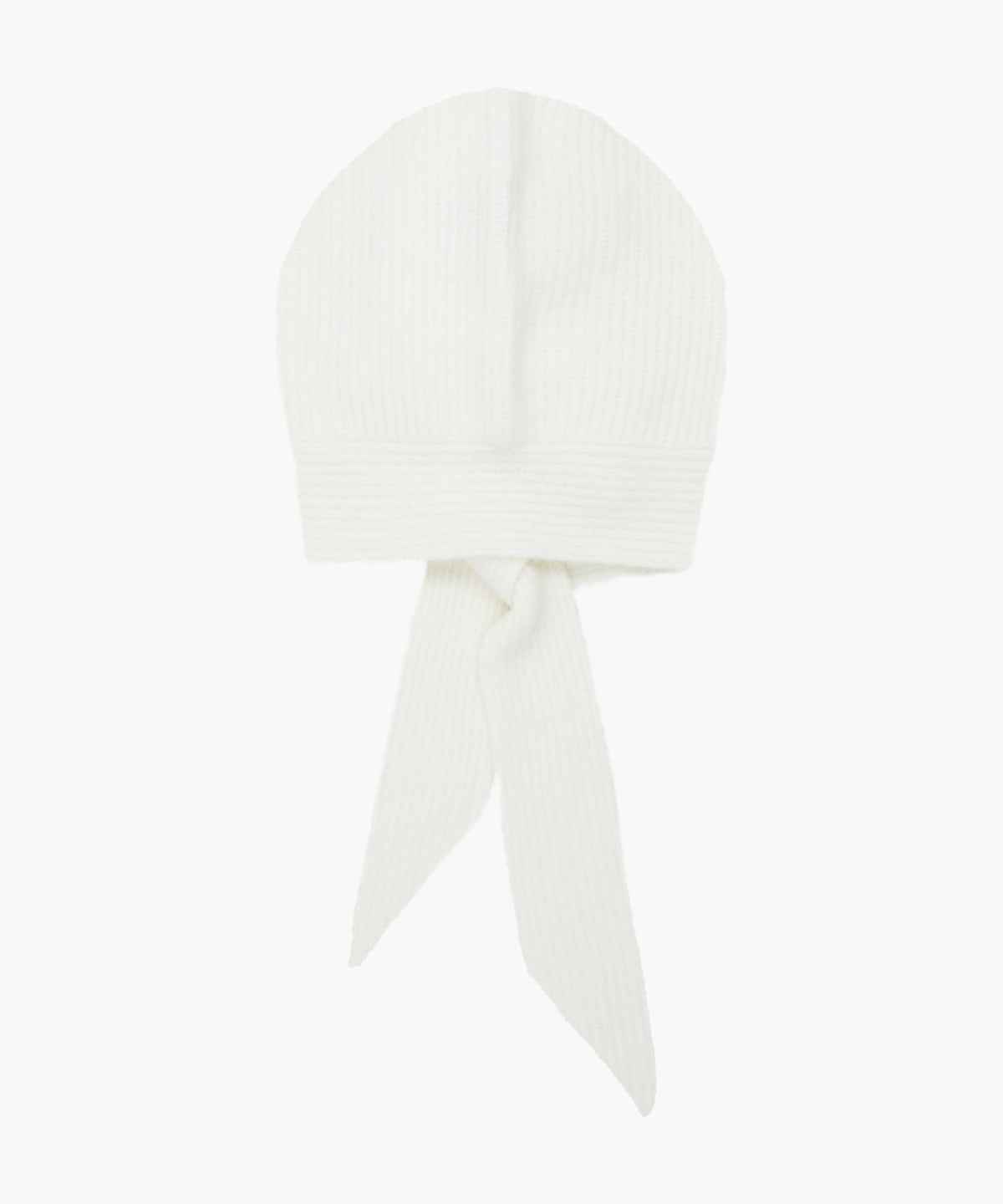Marithe & Francois Girbaud - Regular Logo Scarf Balaclava (Ivory) product image 3 | TRAB K-Fashion Australia