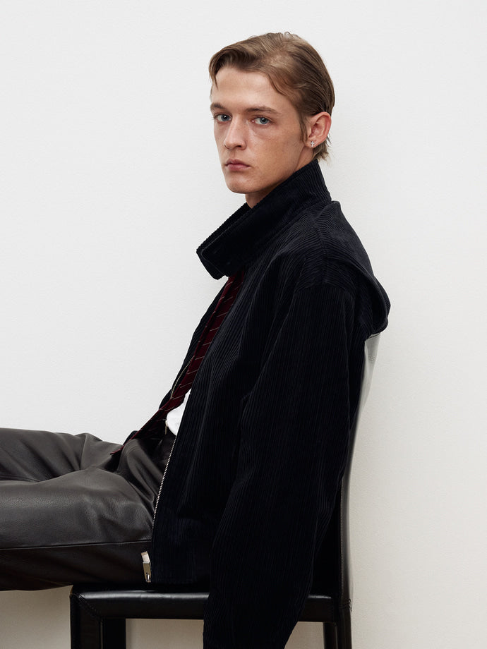 Tonywack - Italian Corduroy Harrington Jacket (Navy) product image 9 | TRAB K-Fashion Australia