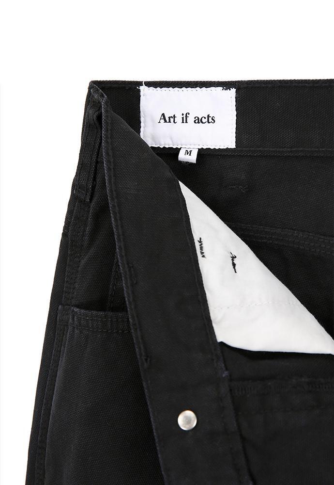 Art if acts - Washed Carpenter Pants (Faded Black) product image 13 | TRAB K-Fashion Australia