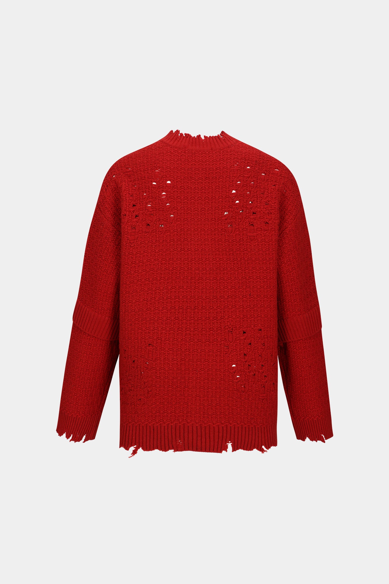 Andersson Bell - Roghen Wool Long Cardigan (Scarlet) product image 9 | TRAB K-Fashion Australia