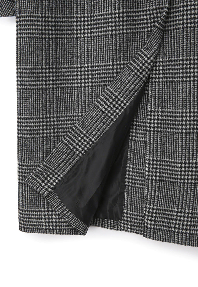 Tonywack - Mac Overcoat (Black / White Glen Check) product image 15 | TRAB K-Fashion Australia
