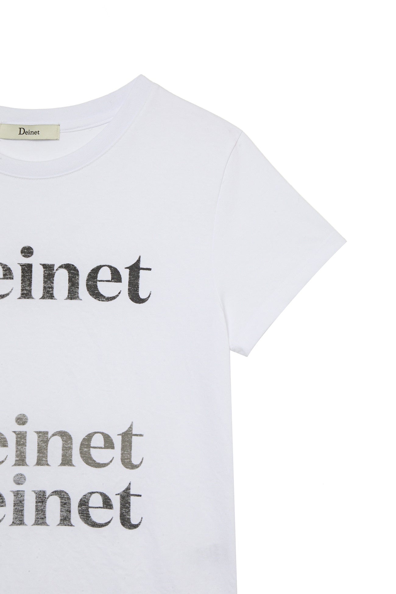 Deinet - Reverse Print T-Shirt (White) product image 4 | TRAB K-Fashion Australia