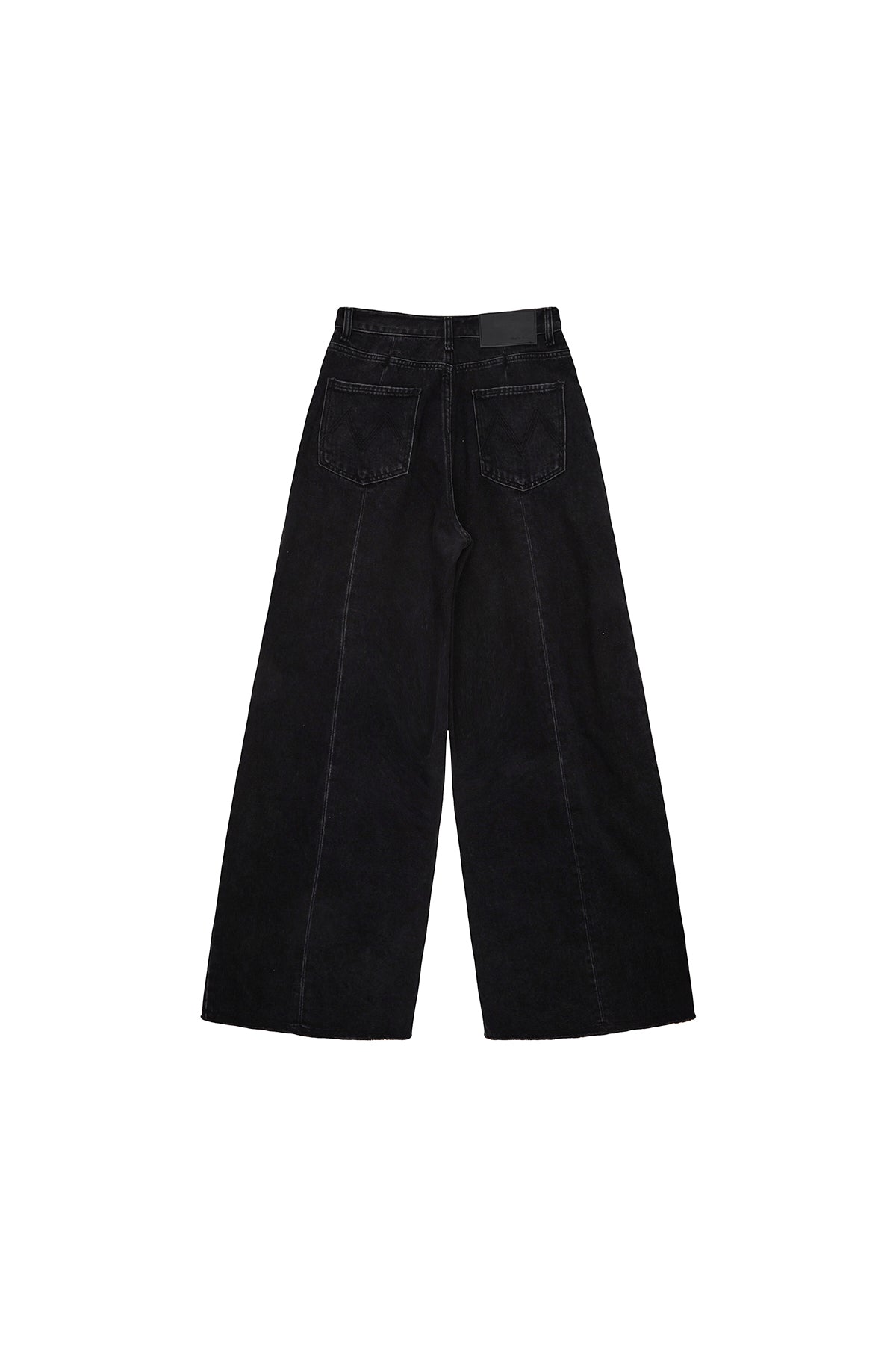 Matin Kim - Tuck Point Wide Denim Pants (Black) product image 2 | TRAB K-Fashion Australia