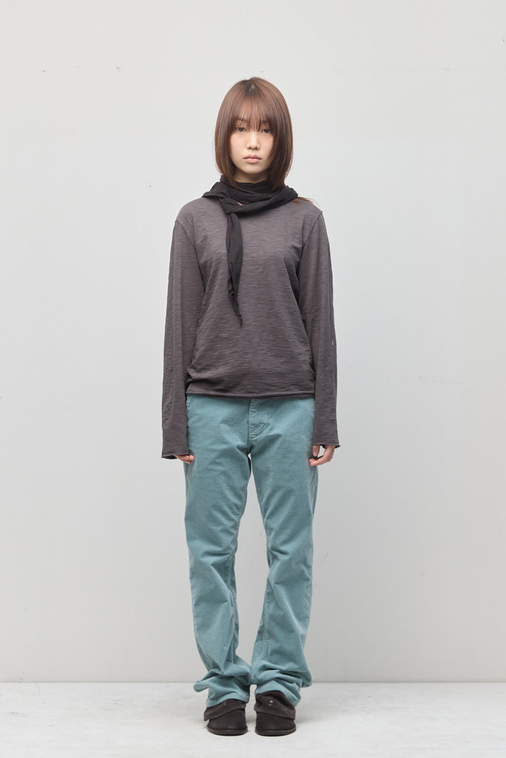 Hatchingroom - Crinkle Scarf (Plum) product image 5 | TRAB K-Fashion Australia