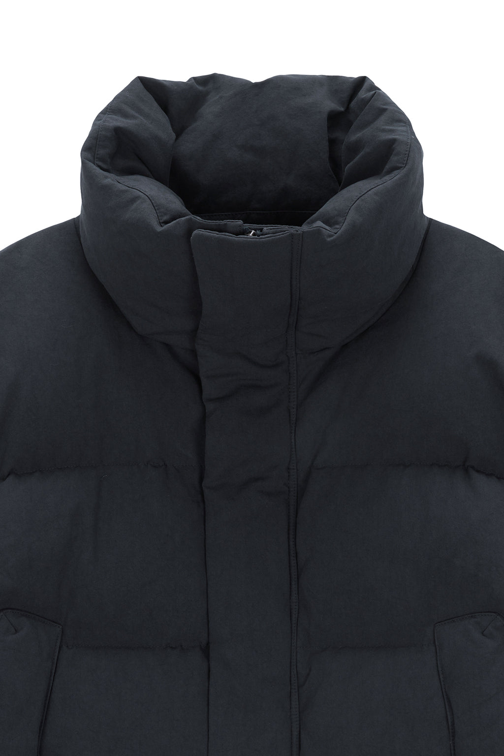 Matin Kim - Cotton Washed Puffer Duck Down Jumper (Charcoal) product image 3 | TRAB K-Fashion Australia