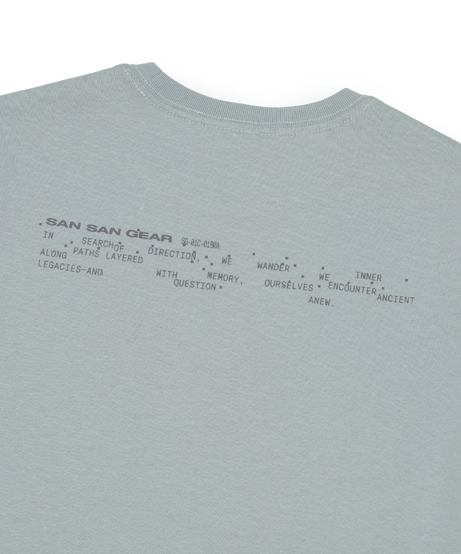 San San Gear - Logo T-Shirt_0 (Sky Blue) product image 4 | TRAB K-Fashion Australia