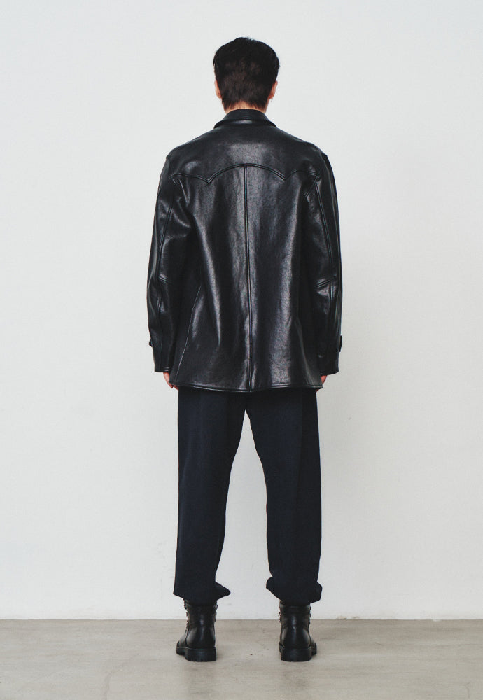 Art if acts - Garment Dyed Vintage Heavy Sweat Pants (Black) product image 3 | TRAB K-Fashion Australia