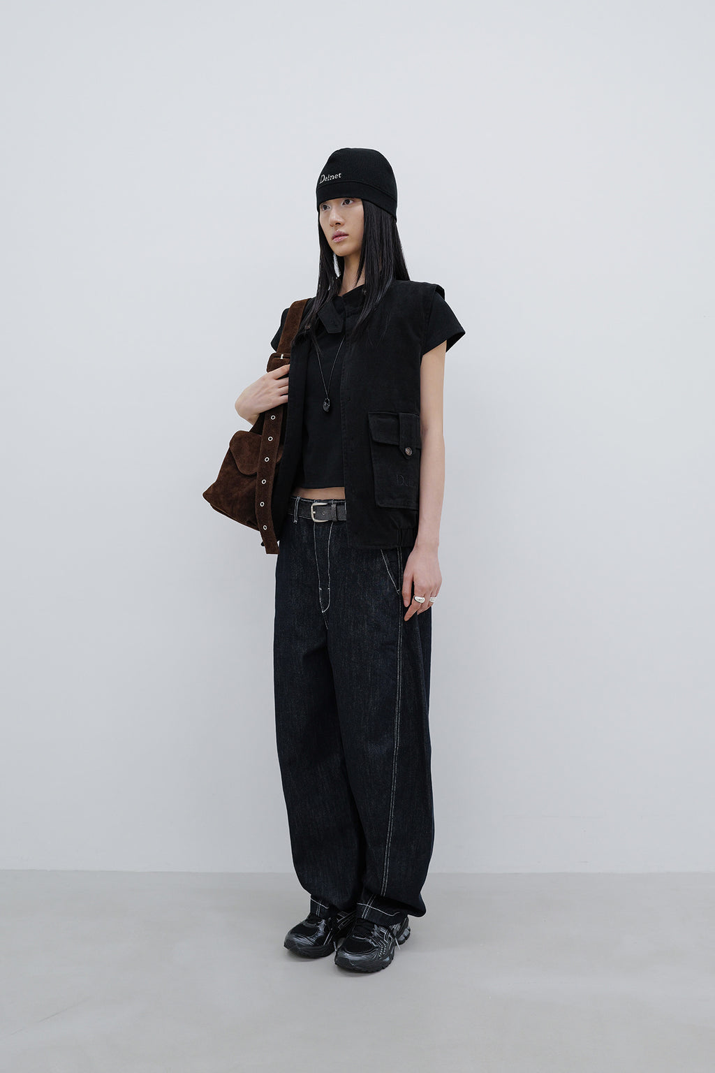 Deinet - Deinet Multi Pocket Cotton Vest (Black) product image 2 | TRAB K-Fashion Australia