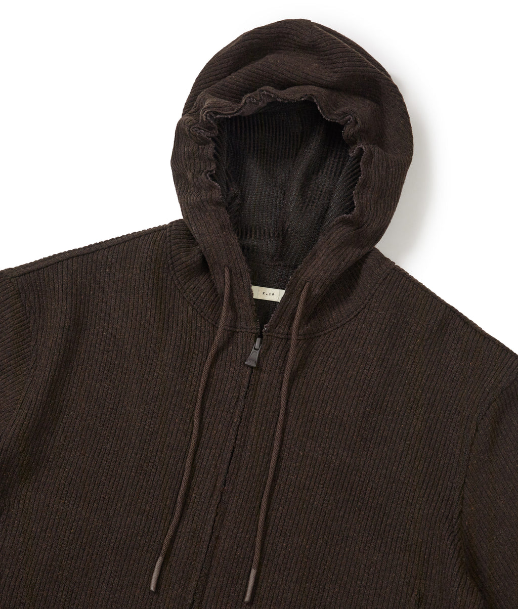 XLIM - Ep.9 01 Hoodie Zip Up (Brown) product image 7 | TRAB K-Fashion Australia