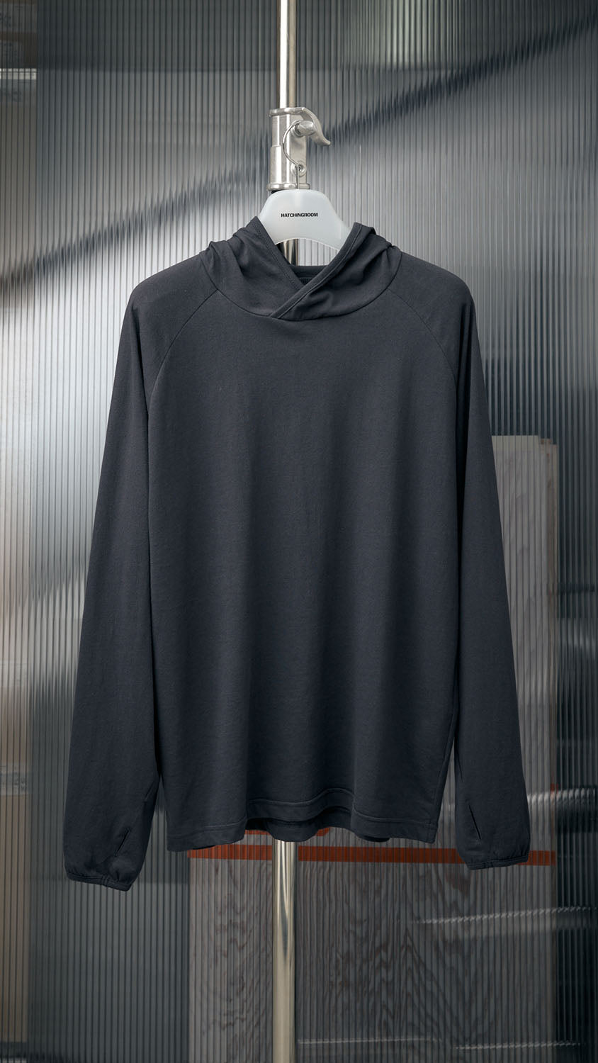 Hatchingroom - Base Hoodie Blue (Charcoal) product image 5 | TRAB K-Fashion Australia